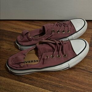 Converse Burgundy Low-Top Sneakers
